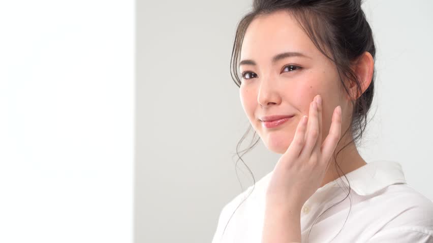 attractive asian woman bauty video footage