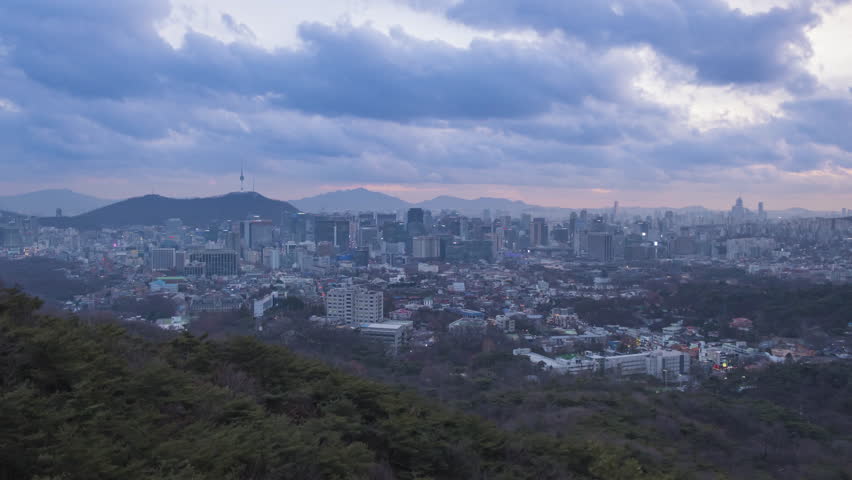 Seoul City Skyline,South Korea