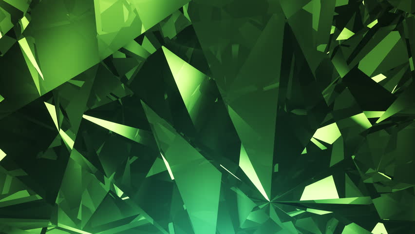 Abstract Green 4k Diamond Seamlessly Stock Footage Video (100% Royalty