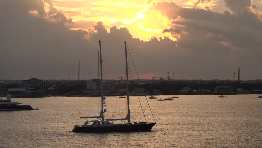 Dramatic morning in the Caribbean.
