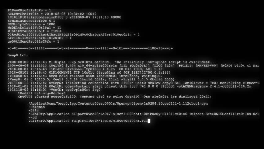 encrypted fast long scrolling programming security hacking code data flow stream on black white display new quality numbers letters coding techno joyful video 4k stock footage Royalty-Free Stock Footage #1023515176