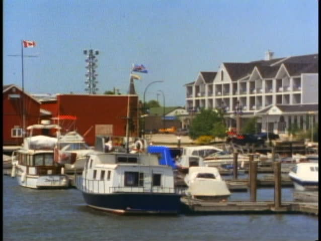 GIMILI, MANITOBA, 1990, Gimili Harbor, Lake Winnipeg, Manitoba