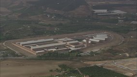 AERIAL Spain-Spanish Prison 2007: Spanish prison near Alhaurin de la Torre
