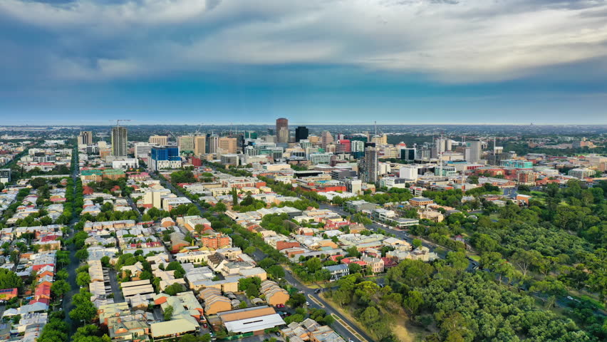 Cityscape and skyline view of Adelaide, Australia image - Free stock ...