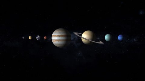 Solar System Planets Black Background Stock Illustration 1779080954 ...