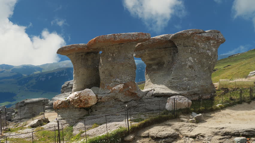 Old women rocks (Babele) in Bucegi mountains, Romania