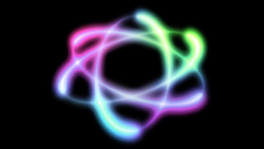 Atom colors, seamless loop