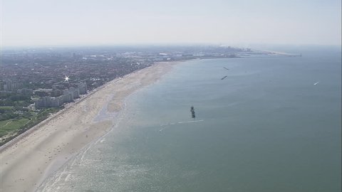 AERIAL France-Dunkirk 2007: Panoramic view of Dunkirk