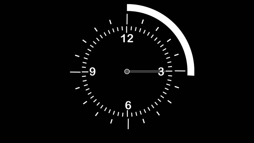 User interface elements..Hud elements...Clock animation..overlay elements...Circular Clock