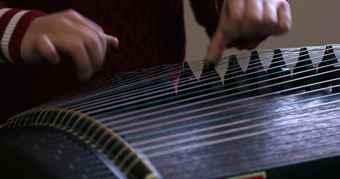Practicing Chinese guzheng, Chinese Traditional Instrument