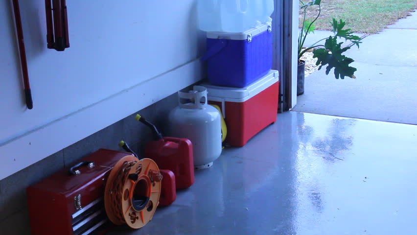 Man Grabs Hurricane Supplies