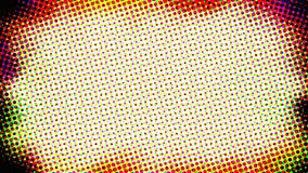 Abstract halftone live wallpaper. Iridescent dots surface for tv show intro, party, event, clubs, music clips, blog opener, vlog presentation or advertising footage. Banner for text, title, caption
