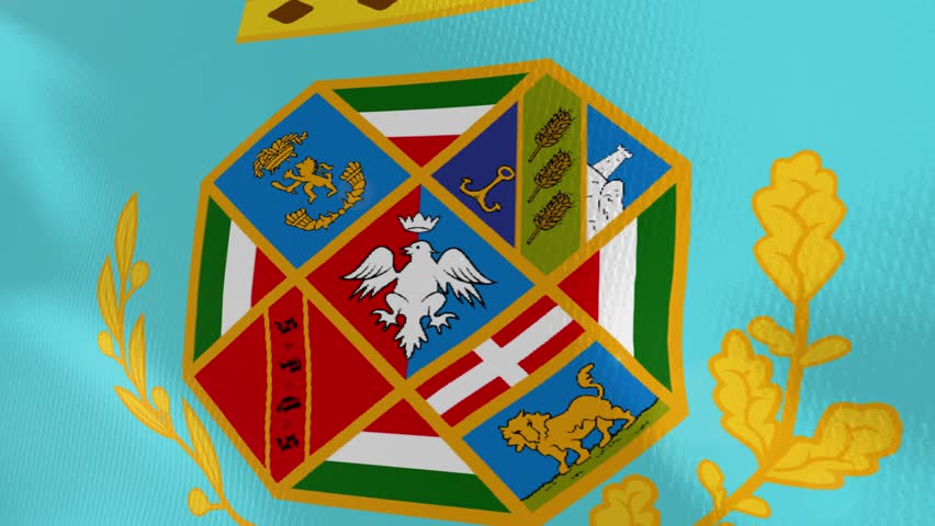 Lazio realistic closeup flag animation. Perfect for Background. Seamless Looping.