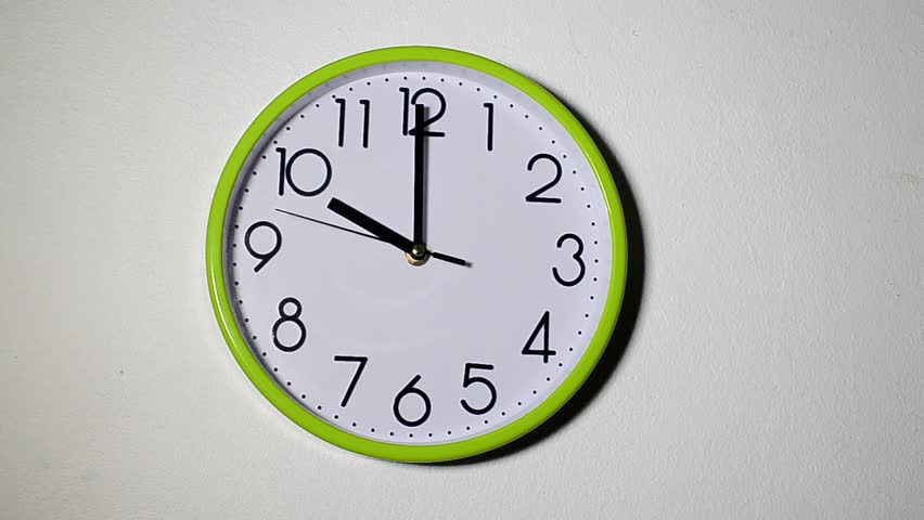 Clock Ticking To 10 Oclock Stock Footage Video 100 Royalty Free Shutterstock