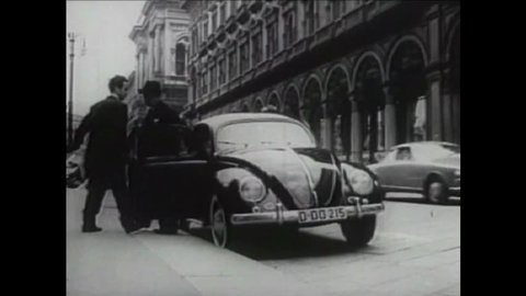 CIRCA 1950s - 1960s - VW Beetle Commercial - Italian automobile designer.