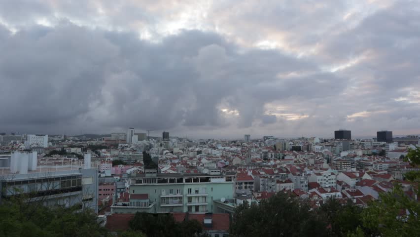 Cloudy Sky in Lisbon