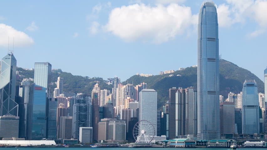 Central Hong Kong Skyline Panorama Stock Footage Video 100 Royalty Free 1023802306 Shutterstock