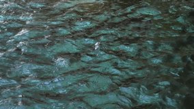 Abstract video of the water surface with waves.