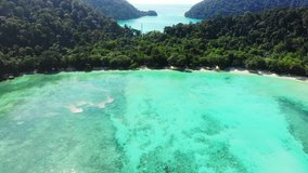 Phuket  island at Surin Islands Phang Nga Thailand / Video 4K UHD