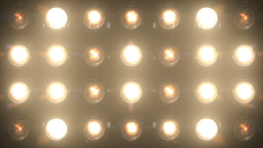 Lights Flashing Wall Showtec VJ Stage Floodlight 4K Blinder Blinking Lights Flash Club Flashlights Disco Lights Matrix Beam Lights Bulb Halogen Headlamp Lamp Nightclub Turn Off On Loop Royalty-Free Stock Footage #1023864607