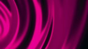 Abstract animation of smooth and glossy purple waves. Abstract motion background.