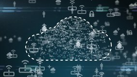 Connected devices Internet of things (IoT) cloud computing data network - render - Powered by Shutterstock - Get 15% off with code: PIKWIZARD15