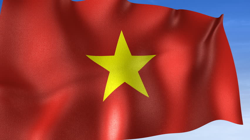 Vietnam Flag - Set of 3 Angles with Masks [3WaveSeries]