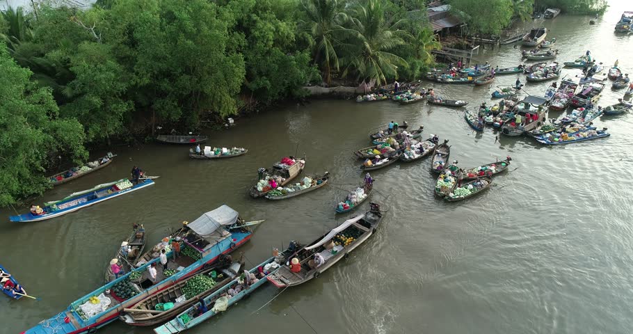 Phong Dien, Can Tho City, Stock Footage Video (100% Royalty-free ...