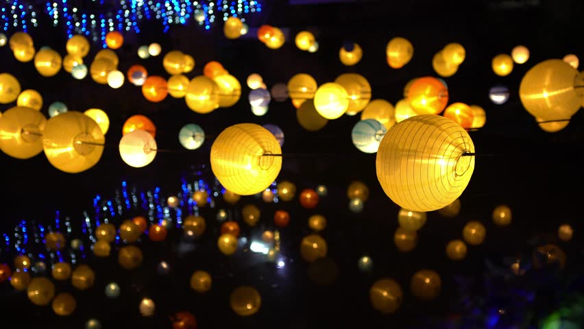 hanging asian lanterns