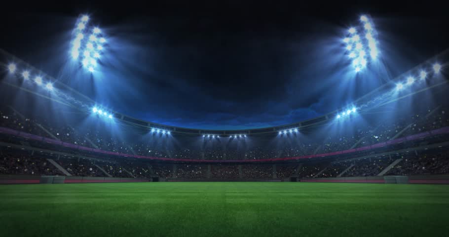 Modern Grass Field Stadium Evening Stock Footage Video 100 Royalty Free Shutterstock