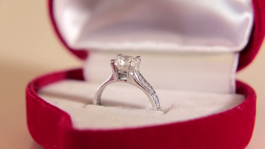 Diamond Engagement Ring in a Stock 