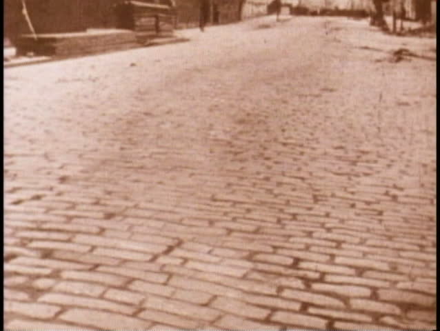 SAN FRANCISCO, CALIFORNIA, 1906, Earthquake sequence black and white stills