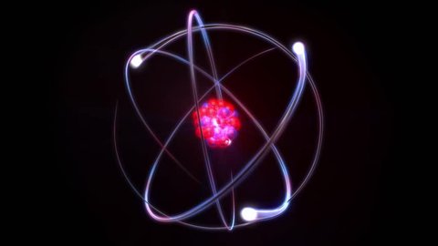A charged electron spinning around