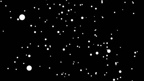 Abstract White Dots Random Moving Animation Stock Footage Video (100% ...