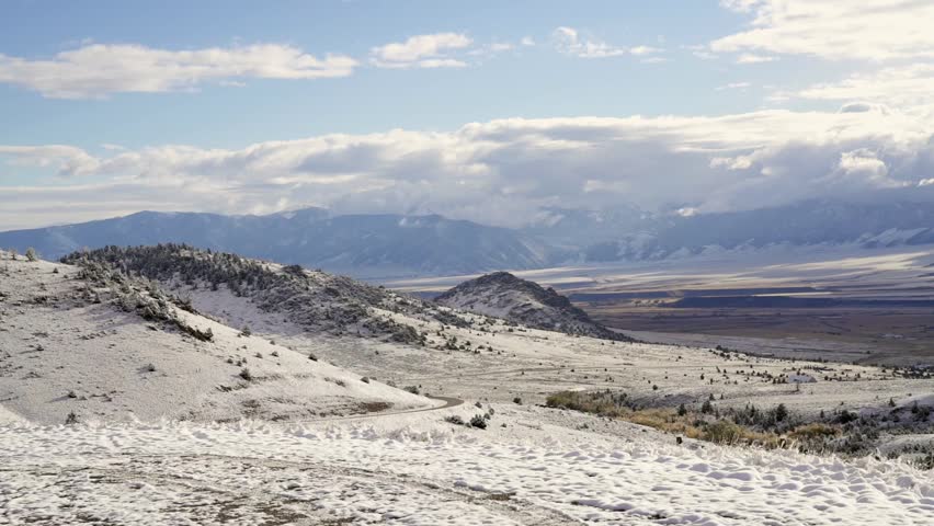 Montana Snowy Landscape