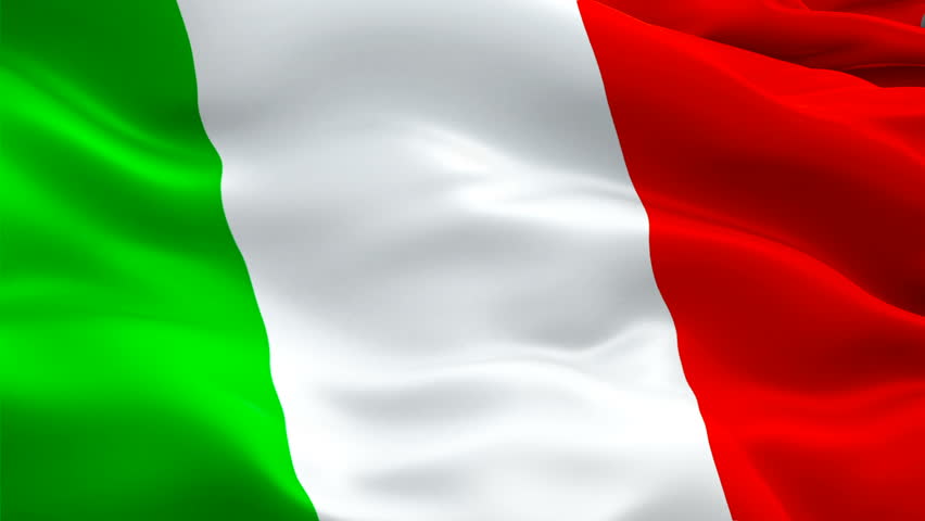 Italy Flag Video Waving in Stock Footage Video (100% Royalty-free ...