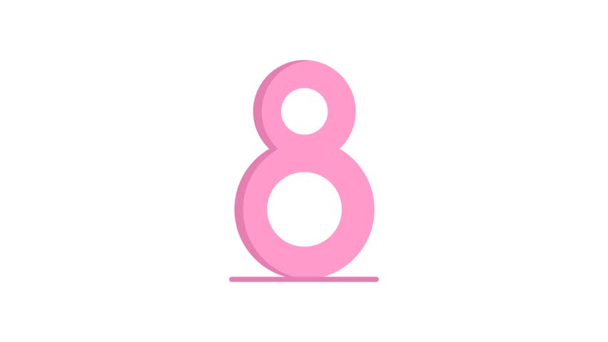 eight th line icon motion graphic Stock Footage Video (100% Royalty ...