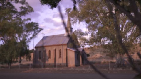 Venterstad, South Africa - 04 21 2017: Old church in the afternoon sun in a small rural town