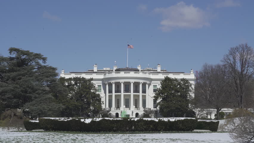 4k shots of White house, tripod shot.