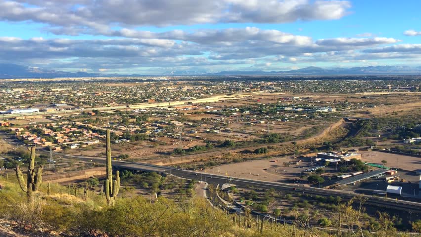 Aerial Still View of the City of Tucson, Arizona