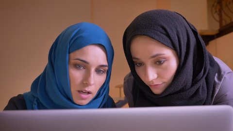 Two Muslim Girls Student Learning School Stock Photo 2136137667 ...