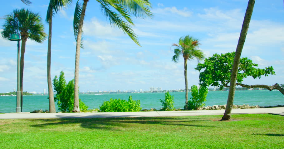 YOUNG FIT GIRL WORKING OUT IN FRONT OF THE OCEAN