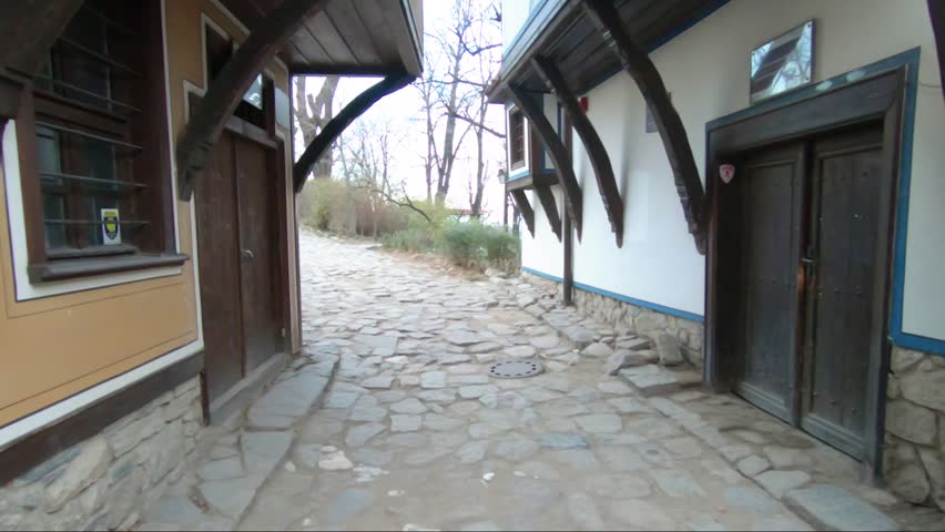 Walking on Nebet tepe - one of the hils in Plovdiv where ancient ruins have been found.