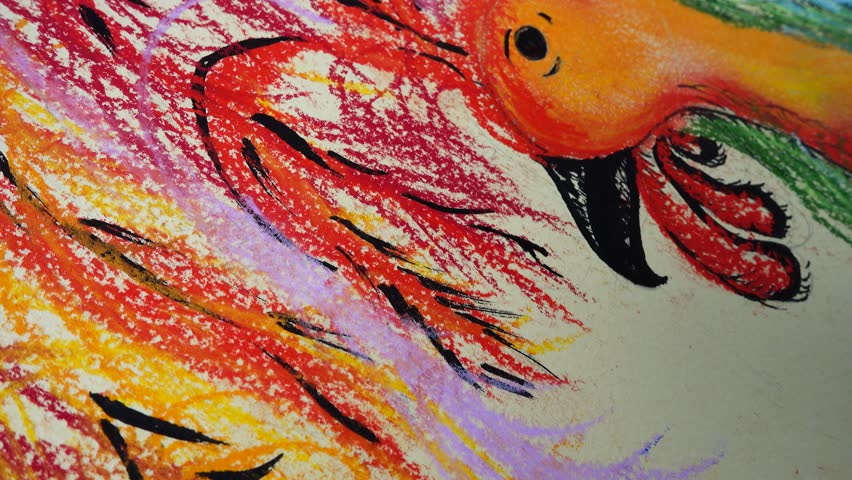 Drawing of a rooster.