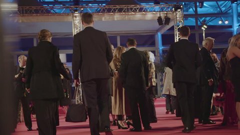 London, England - November 1 2017: Celebrities on red carpet at prestigious event