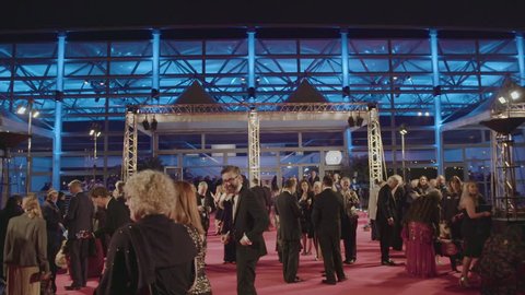 London, England - November 1 2017: Celebrities on red carpet at prestigious event