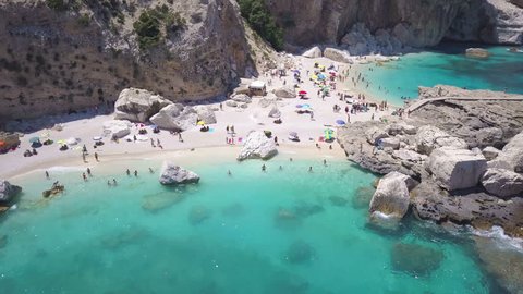 Sardinia (Sardegna) aerial view - drone shot