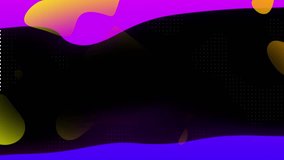 Colorful Liquid Background. 4 K resolution. Loop Animation Video Clip. Motion Graphics. Black Horisontal