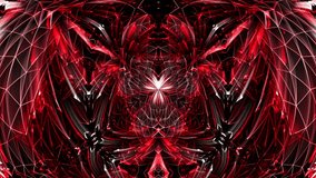 Amazing full hd vj loop of abstract motion background pattern in red black and white colors