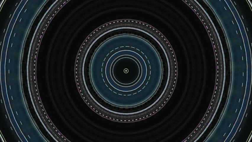 Futuristic Road. Road traffic management system concept desing. Digital transformation and digital transport concept. 